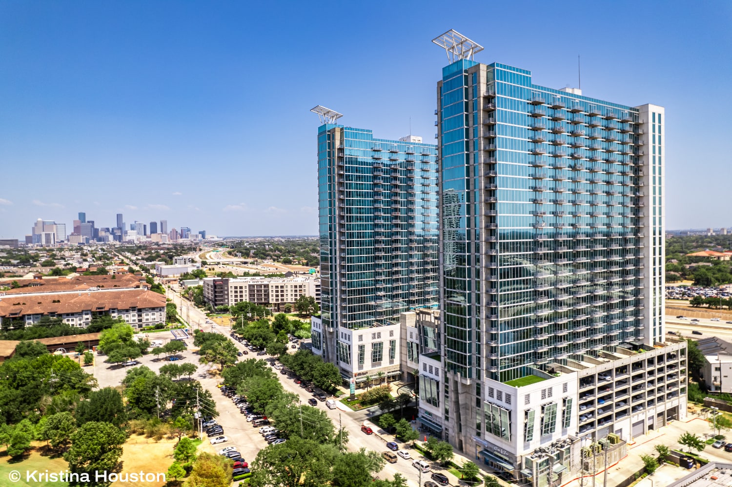 The Mosaic high-rise condos in Houston's Museum District